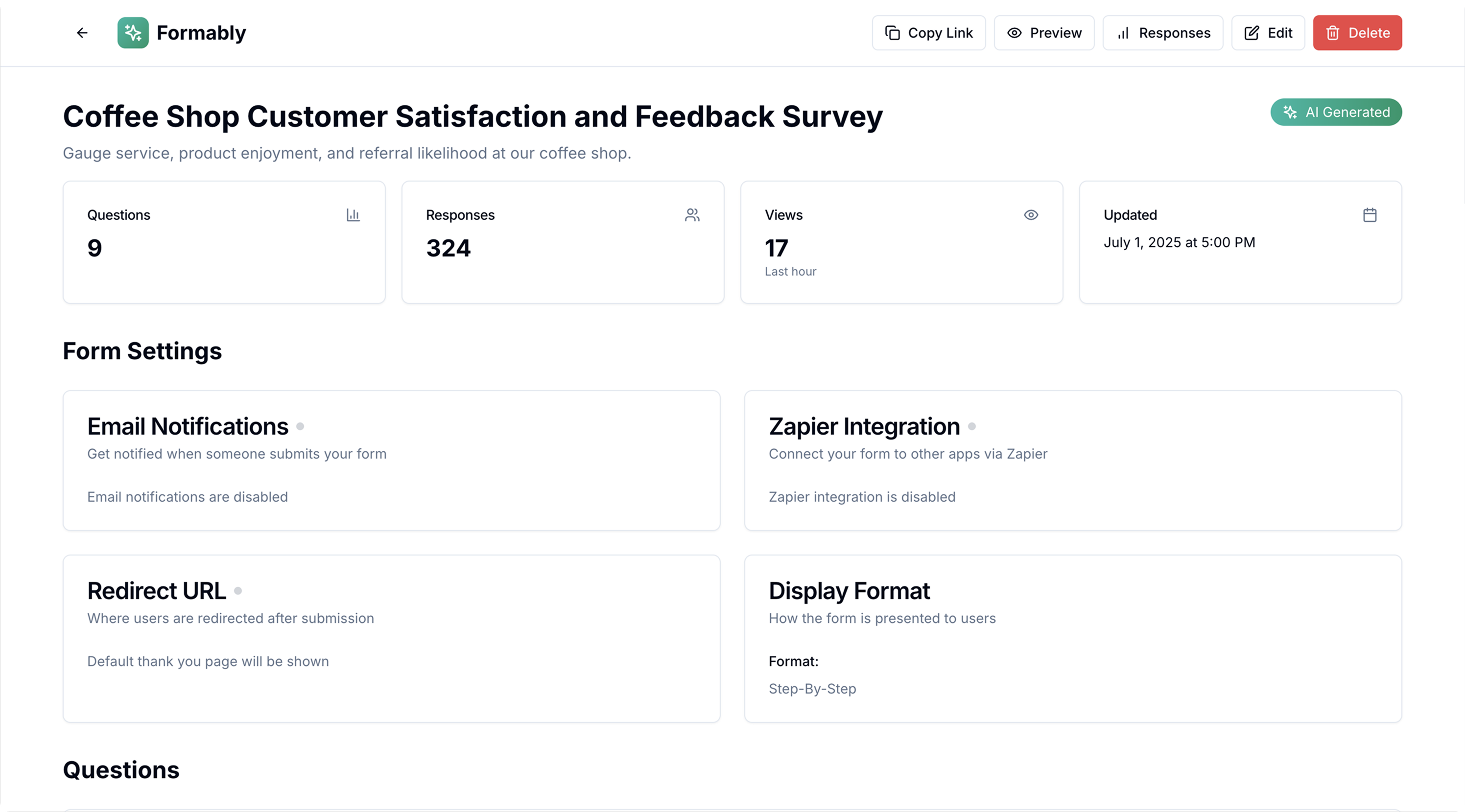 Formably Form Builder Interface